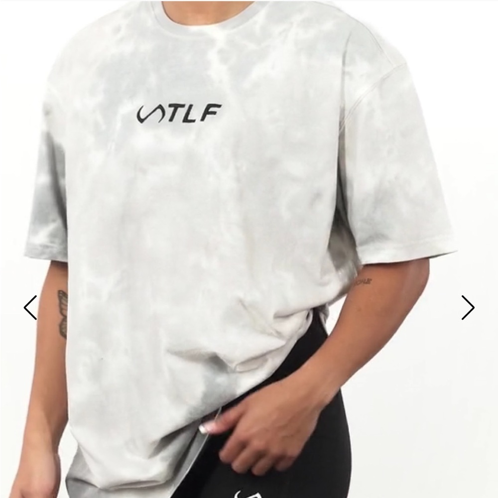 Gray and Black Short Sleeve Tee with Minimalist Design